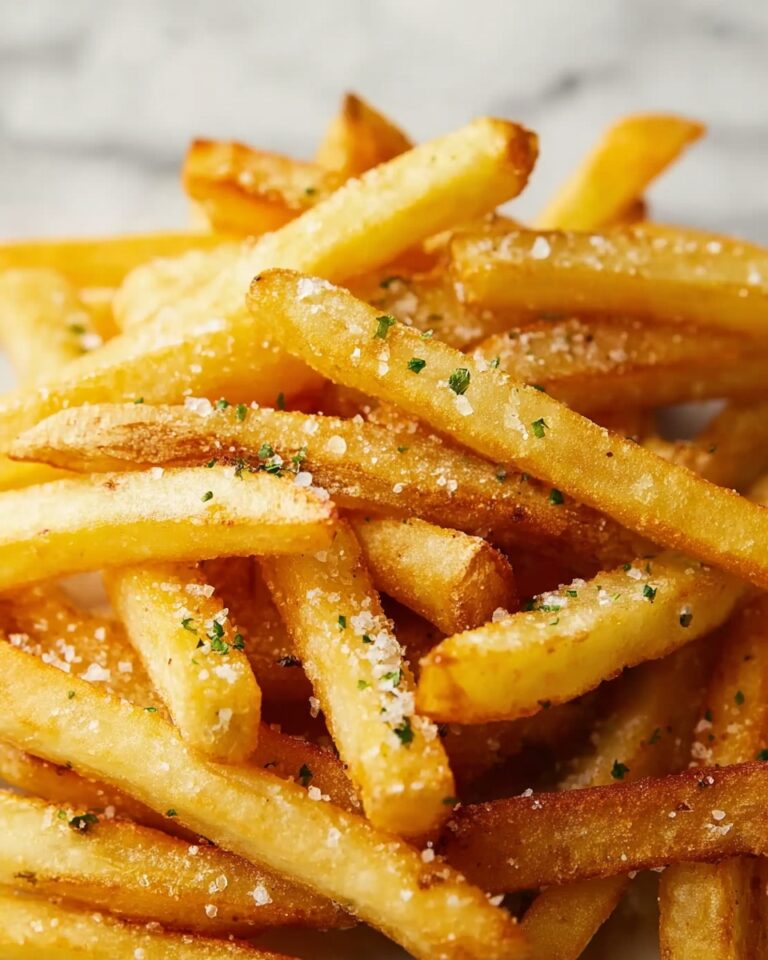 Air Fryer Garlic Parmesan Fries Recipe