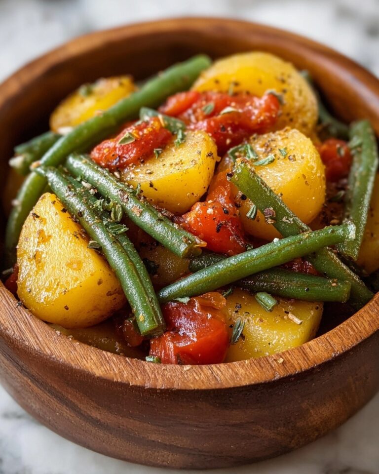 Italian Braised Green Beans and Potatoes Recipe