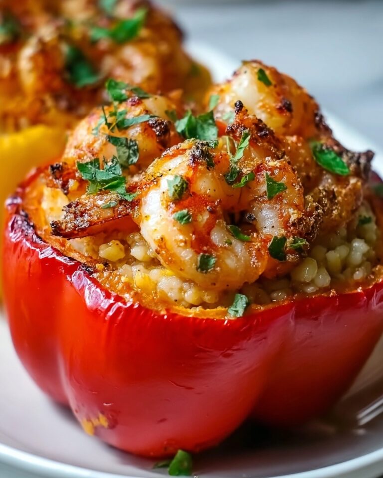 Crab and Shrimp Stuffed Bell Peppers Recipe