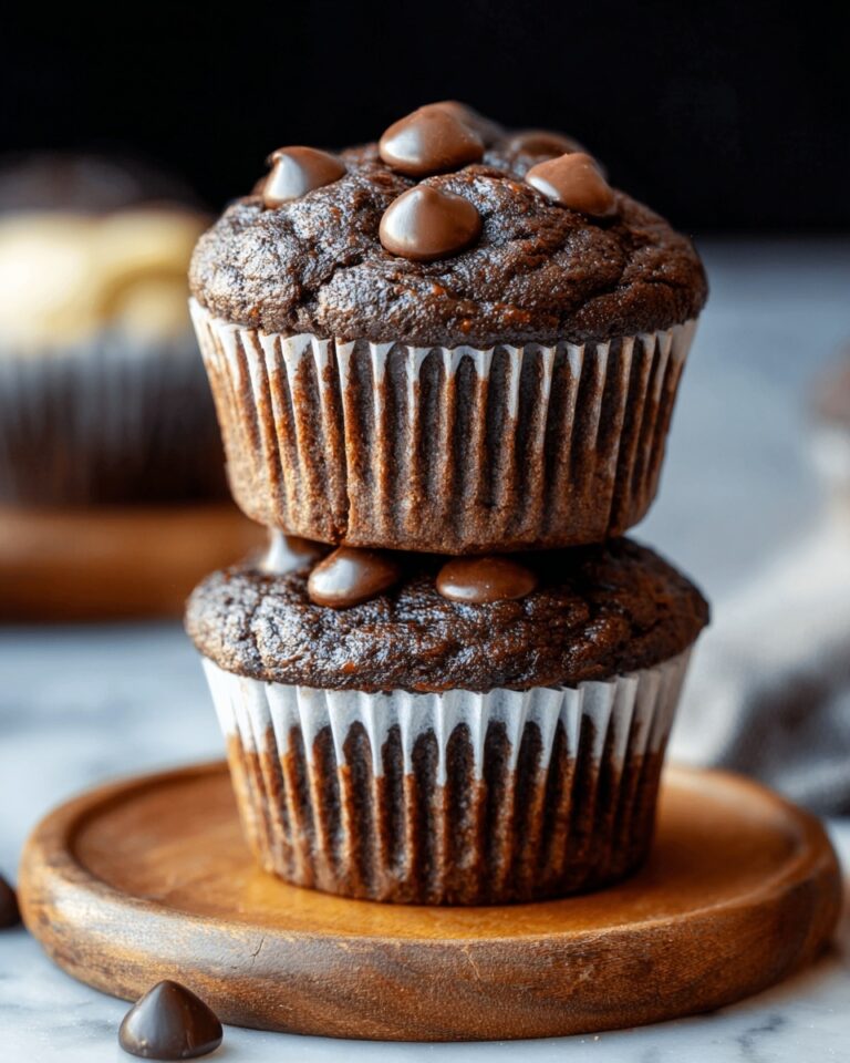 Dark Chocolate Banana Bread Muffins Recipe