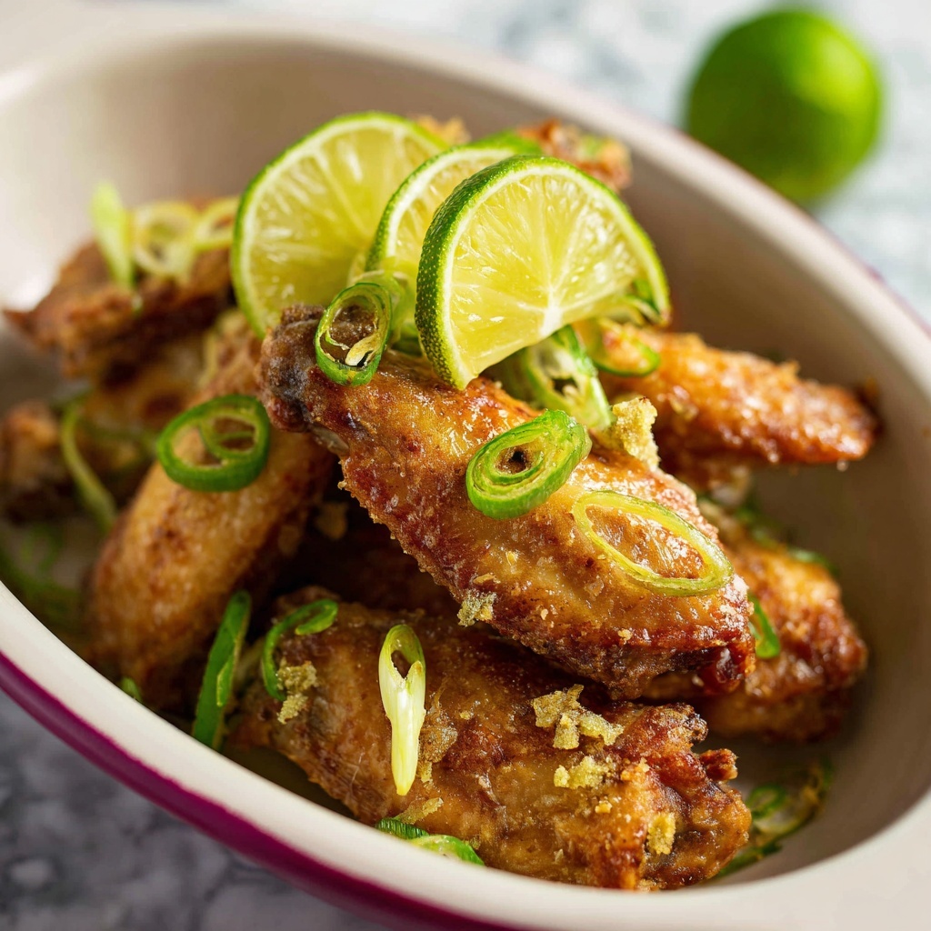 Honey Lime Crispy Chicken Wings Recipe - Recipe Image