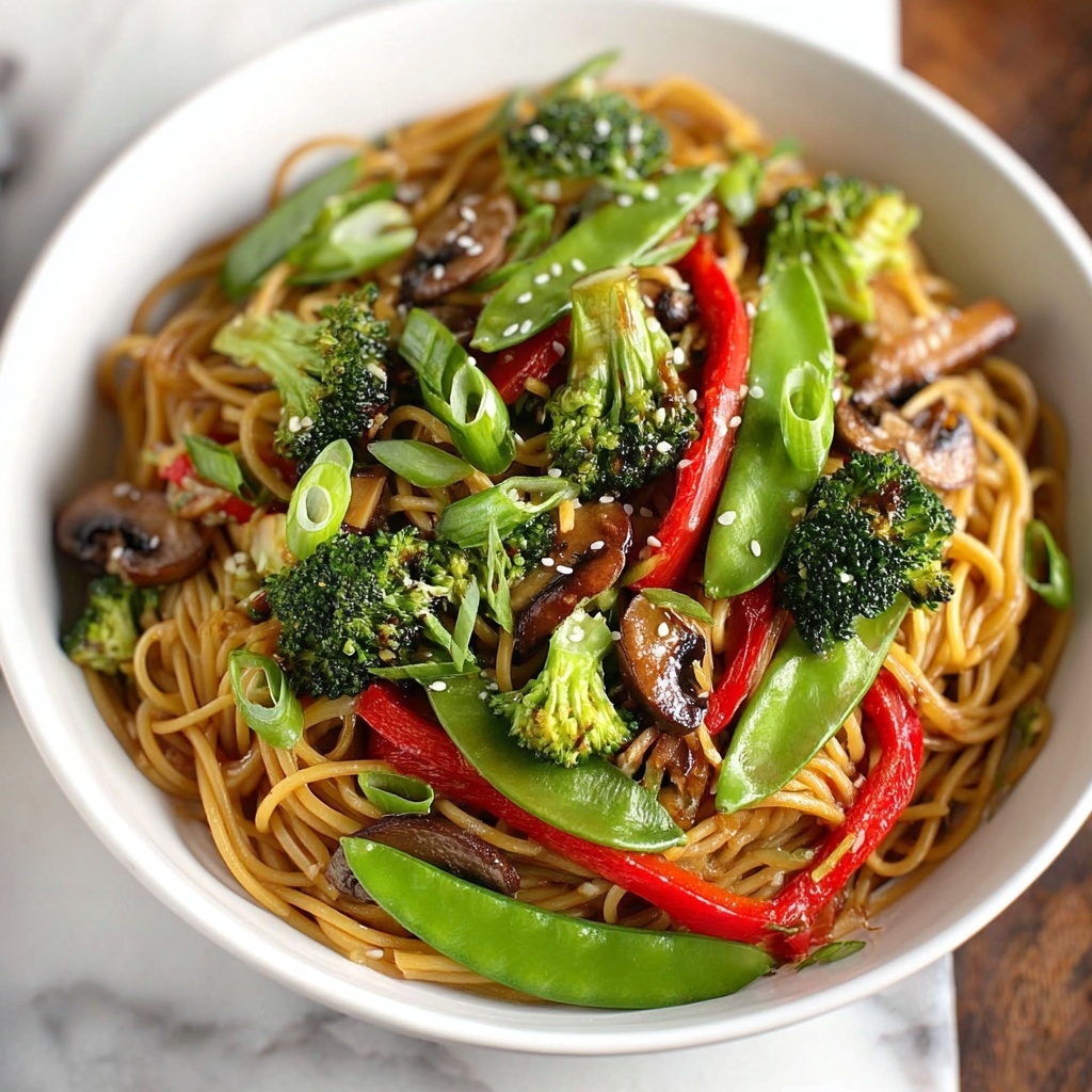Savory Stir-Fried Asian Lo Mein Recipe - Recipe Image