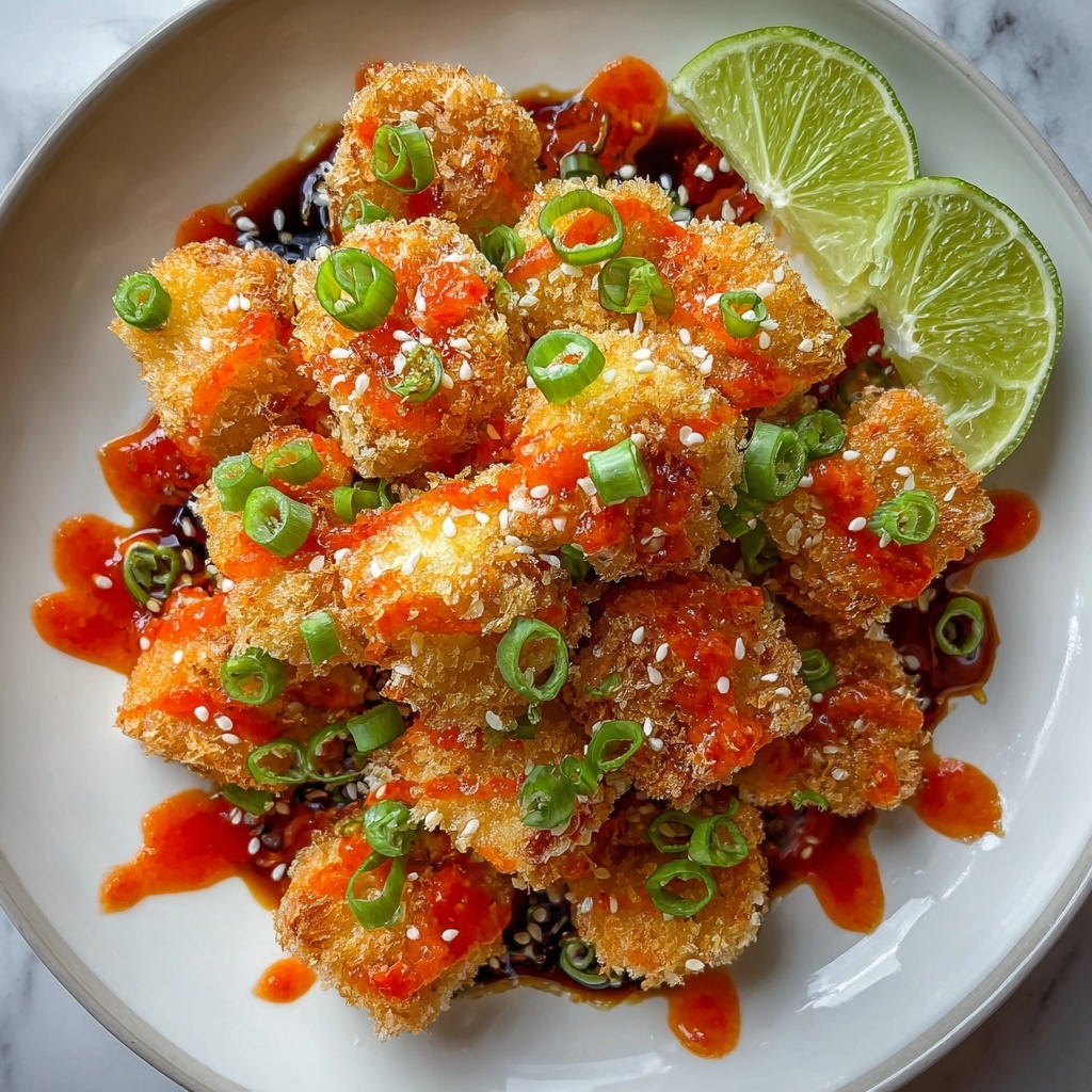 Crispy Bang Bang Salmon Bites Recipe - Recipe Image