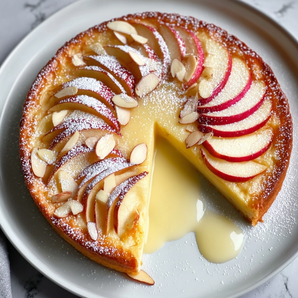 Apple Cake with Vanilla Pudding Recipe - Recipe Image