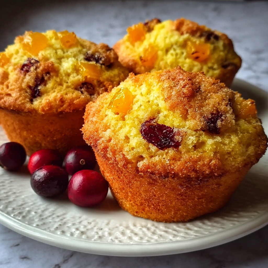 Cranberry Orange Breakfast Muffins Recipe - Recipe Image
