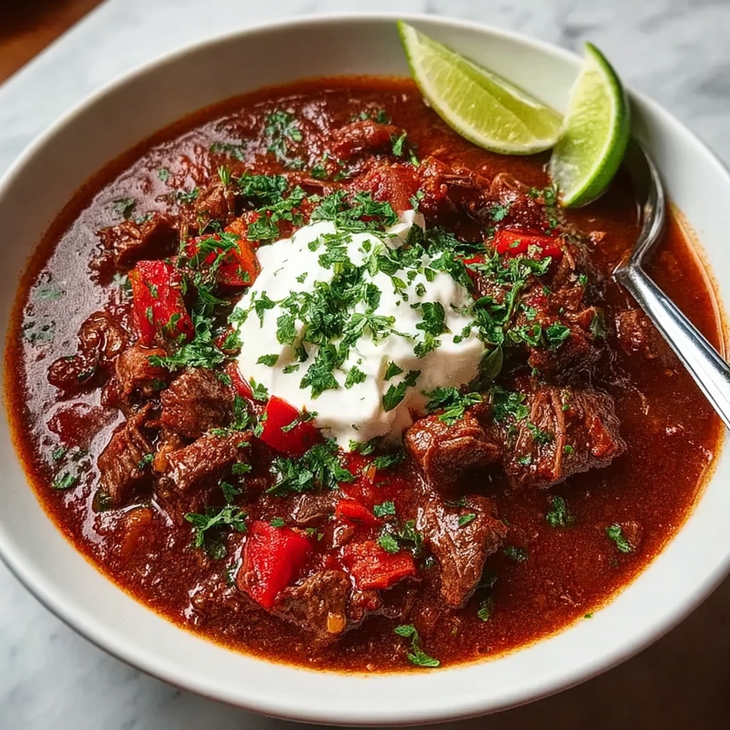 Crock Pot Beef Chuck Chili Recipe - Recipe Image