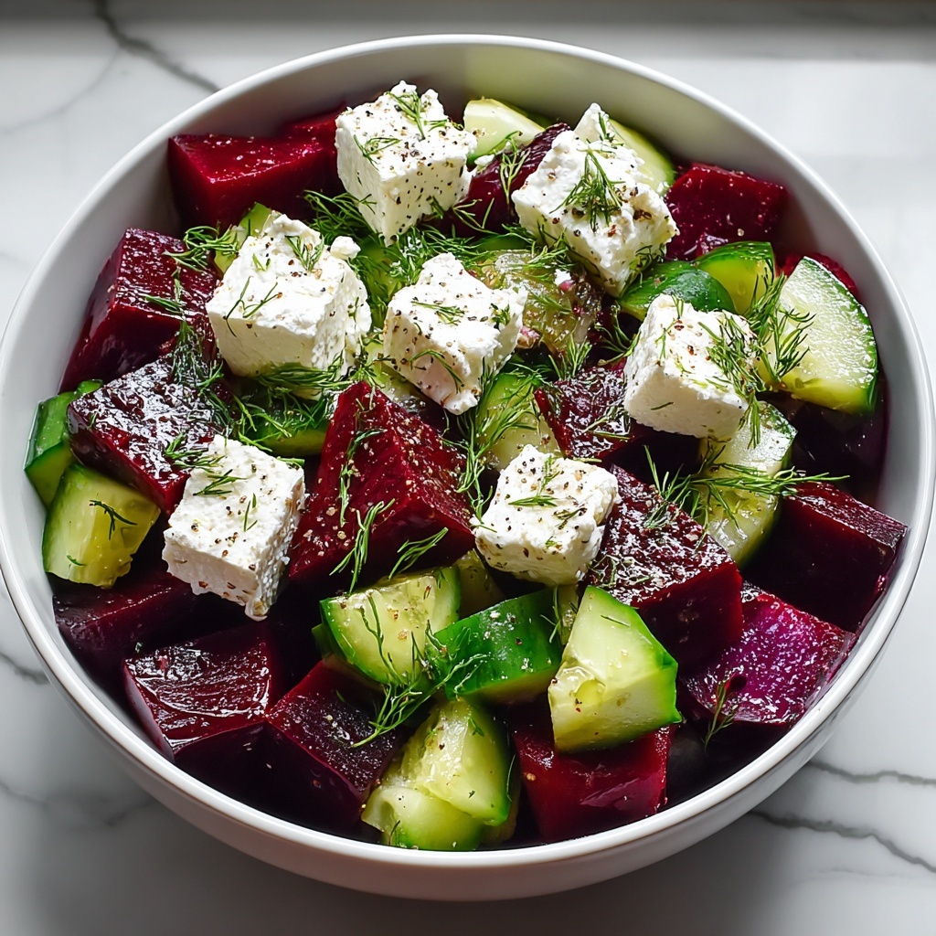 Beet Salad with Feta, Cucumbers, and Dill Recipe - Recipe Image