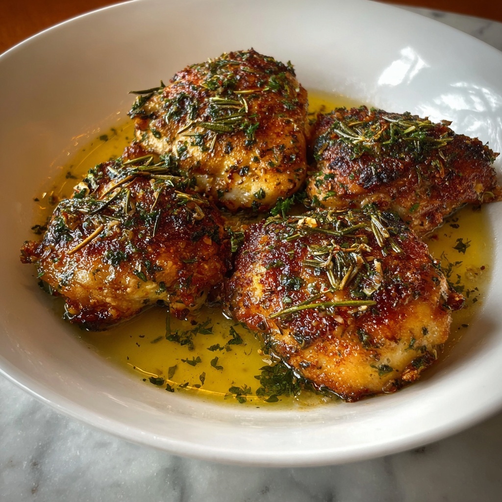 Savory Slow-Cooked Forgotten Chicken Recipe - Recipe Image