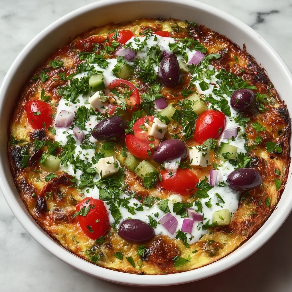 Dump-and-Bake Chicken Tzatziki Casserole Recipe - Recipe Image