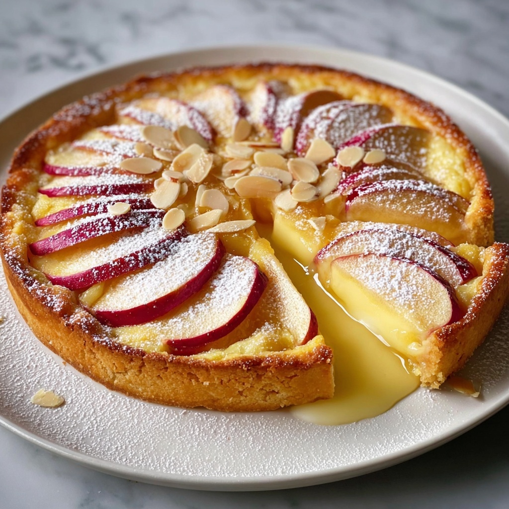 Apple Cake with Vanilla Pudding Recipe - Recipe Image