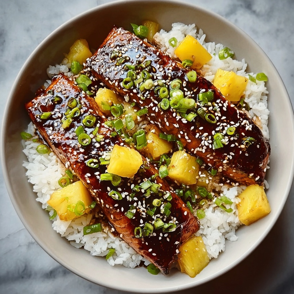 Pineapple Glazed Salmon Recipe - Recipe Image
