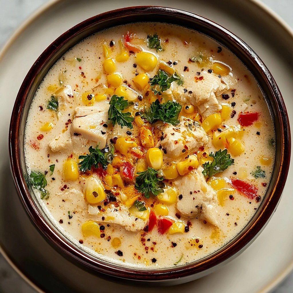 Crockpot Chicken Corn Chowder Recipe - Recipe Image