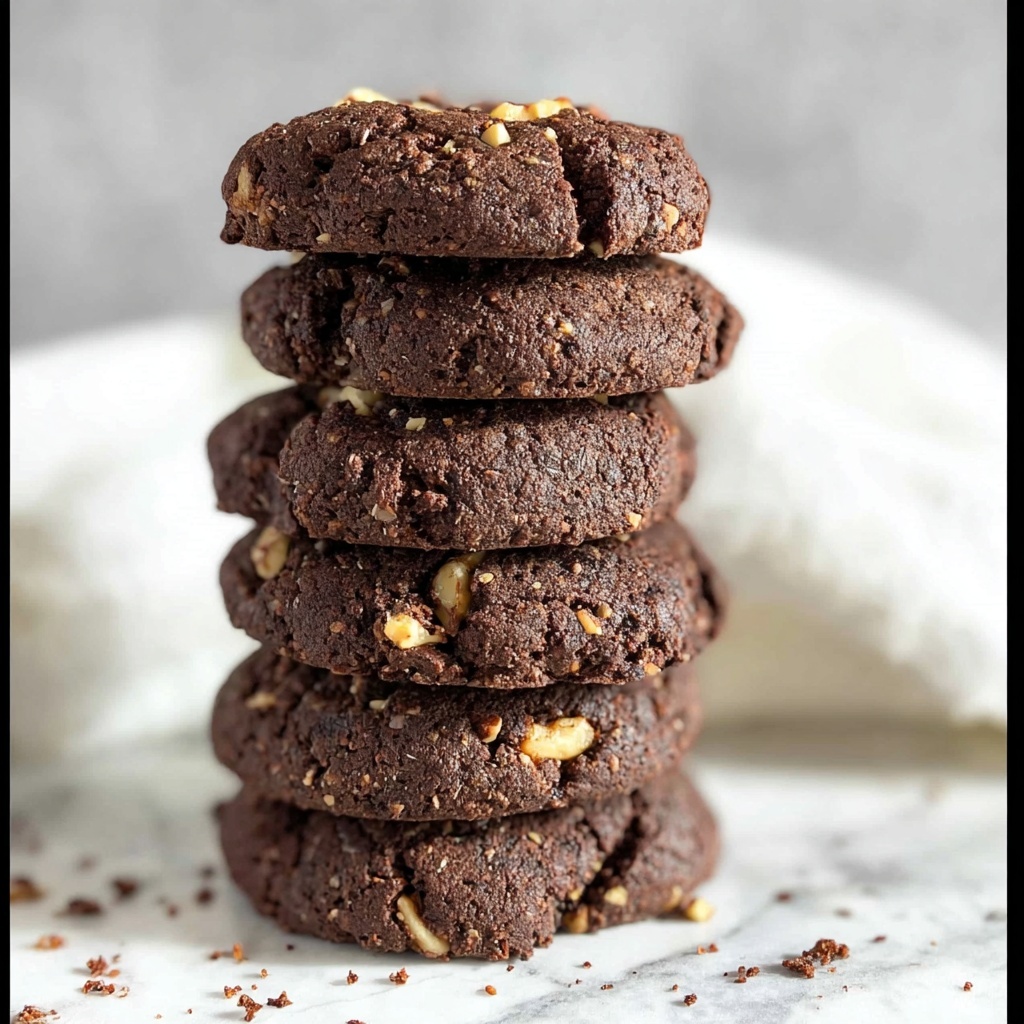 Double Chocolate Cookies with Hazelnuts Recipe - Recipe Image