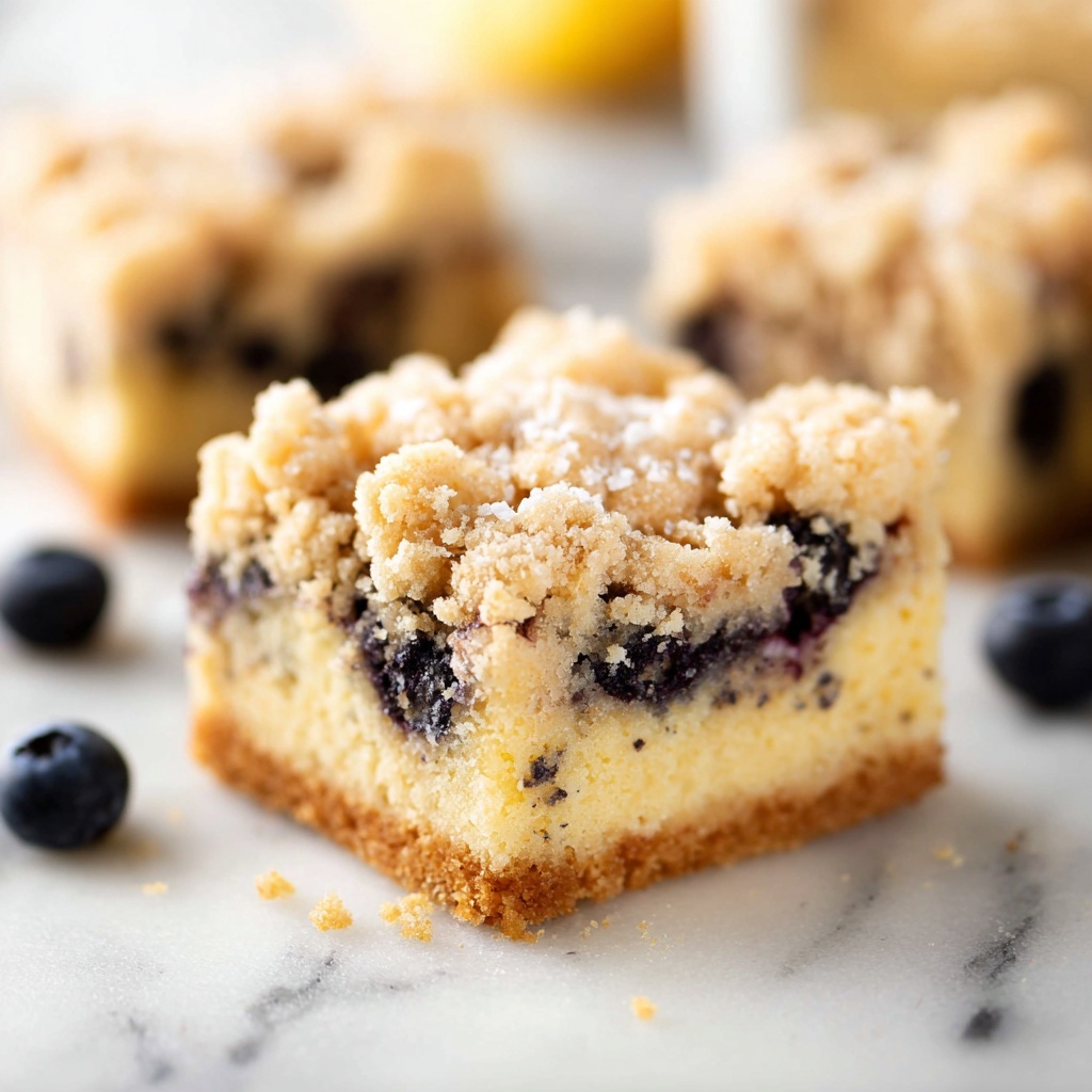 Lemon Blueberry Sour Cream Coffee Cake Recipe - Recipe Image