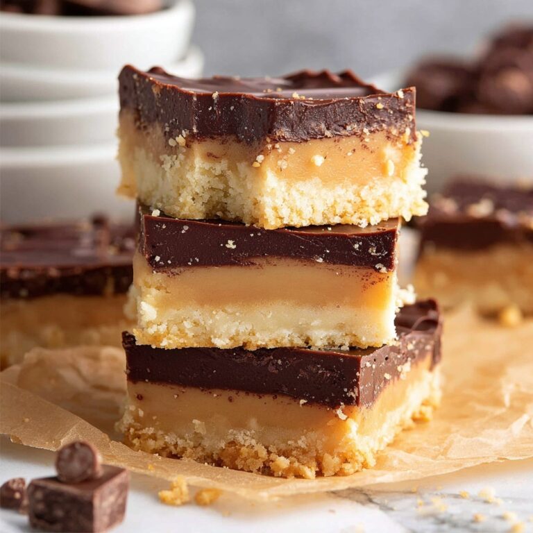 No-Bake Millionaire’s Shortbread Bars Recipe