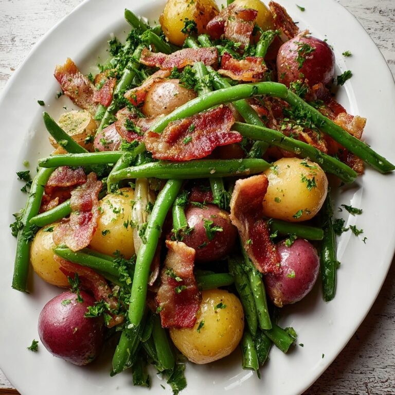 Country Ranch Green Beans and Potatoes with Bacon Recipe