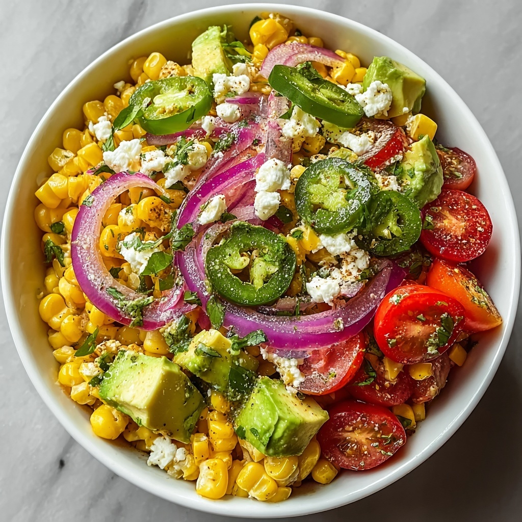 Summer Corn Salad with Avocado Recipe - Recipe Image