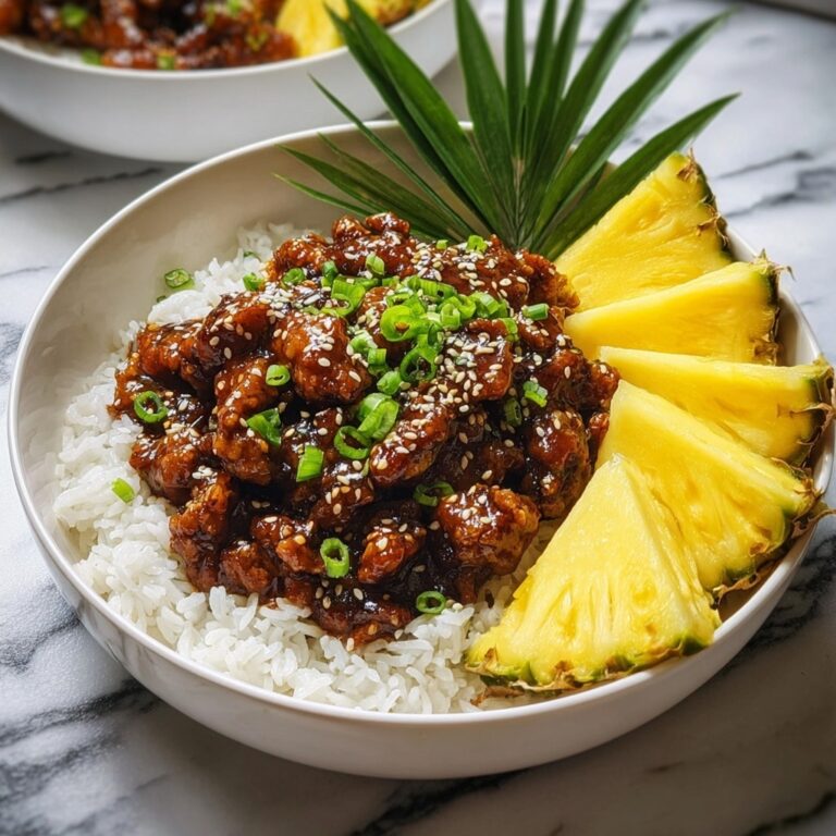 Chicken Teriyaki Pineapple Bowls Recipe