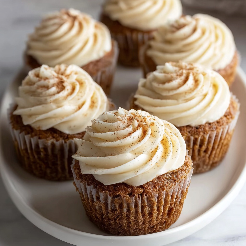 Spiced Vegan Pumpkin Cupcakes Recipe - Recipe Image