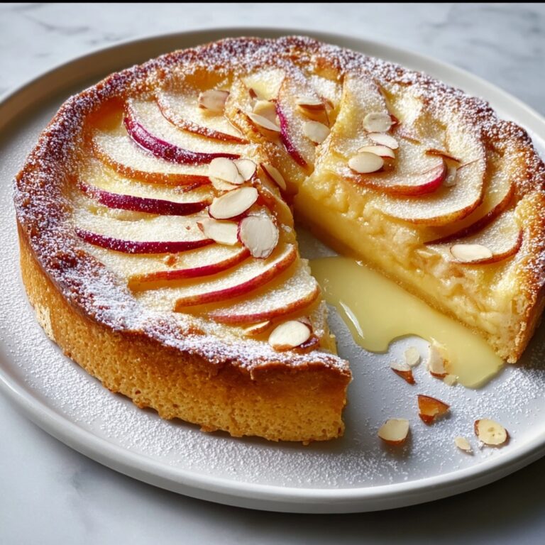 Apple Cake with Vanilla Pudding Recipe