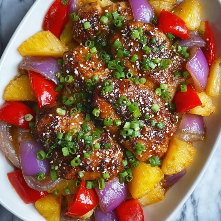 Hawaiian Chicken on a Sheet Pan Recipe