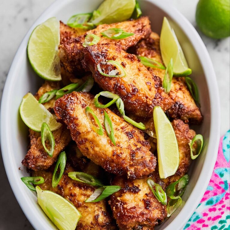 Honey Lime Crispy Chicken Wings Recipe