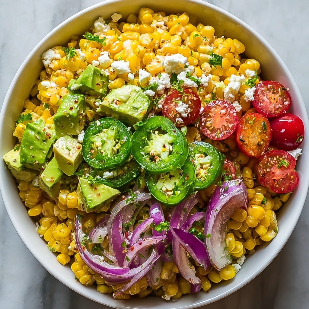 Summer Corn Salad with Avocado Recipe - Recipe Image