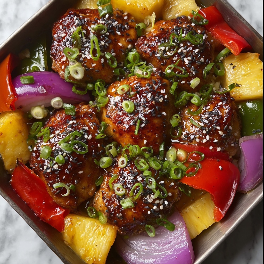 Hawaiian Chicken on a Sheet Pan Recipe - Recipe Image