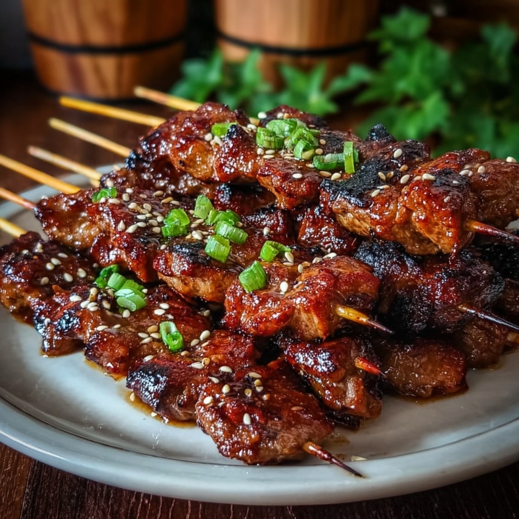 Japanese Chicken Yakitori Skewers Recipe - Recipe Image