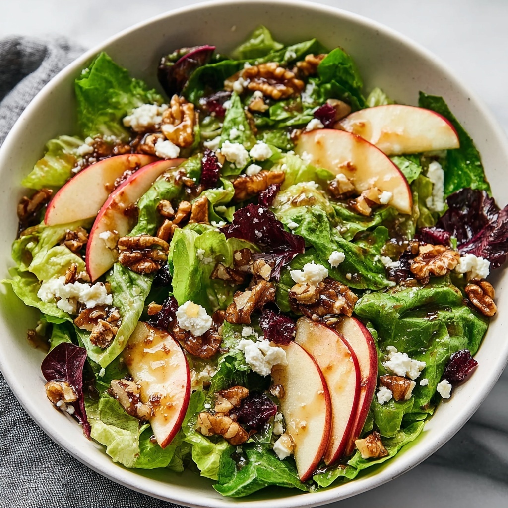 Roasted Apple Salad with Caramelized Shallot Vinaigrette Recipe - Recipe Image