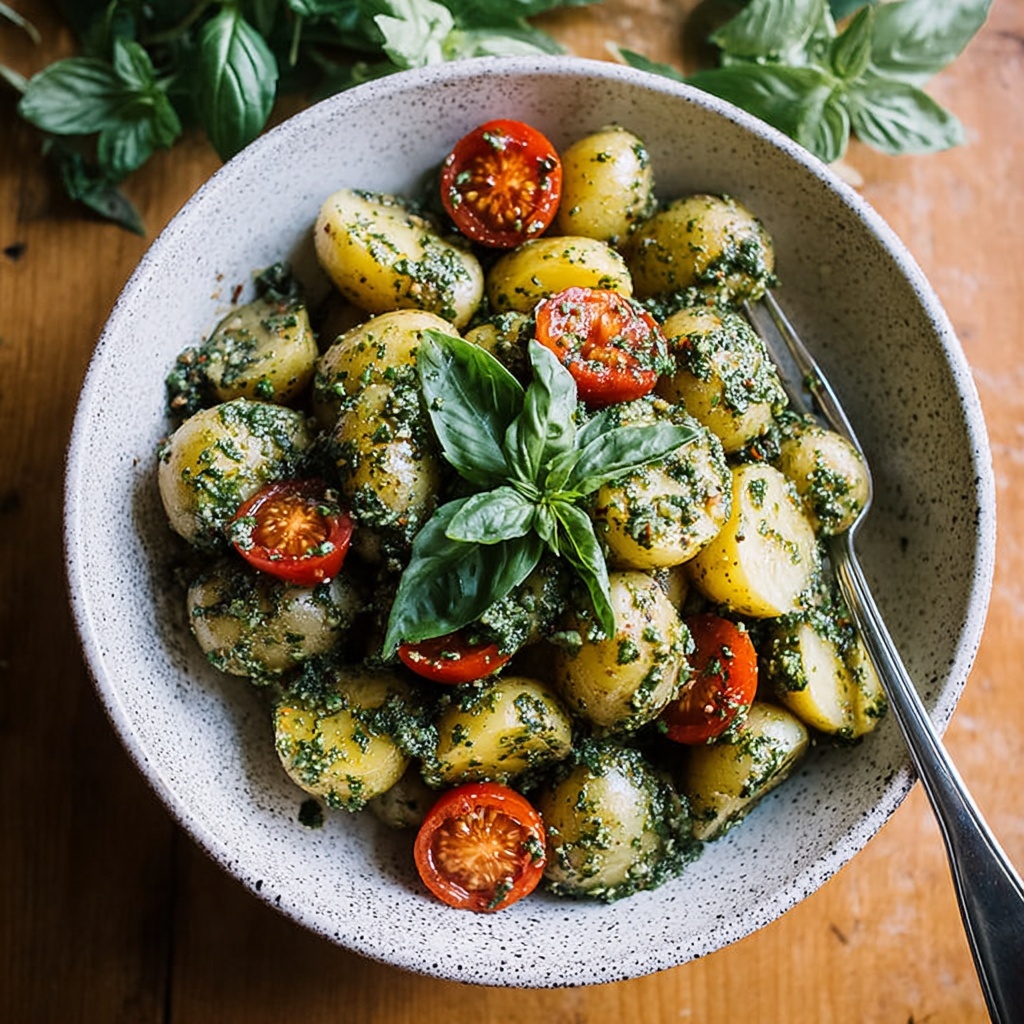 Pesto Potato Salad Recipe - Recipe Image