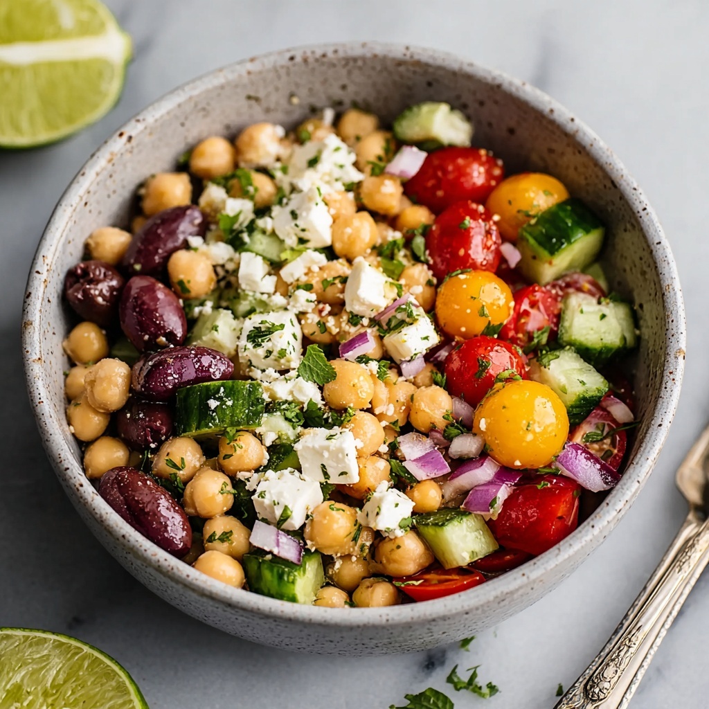 Mediterranean Chickpea Salad Recipe - Recipe Image