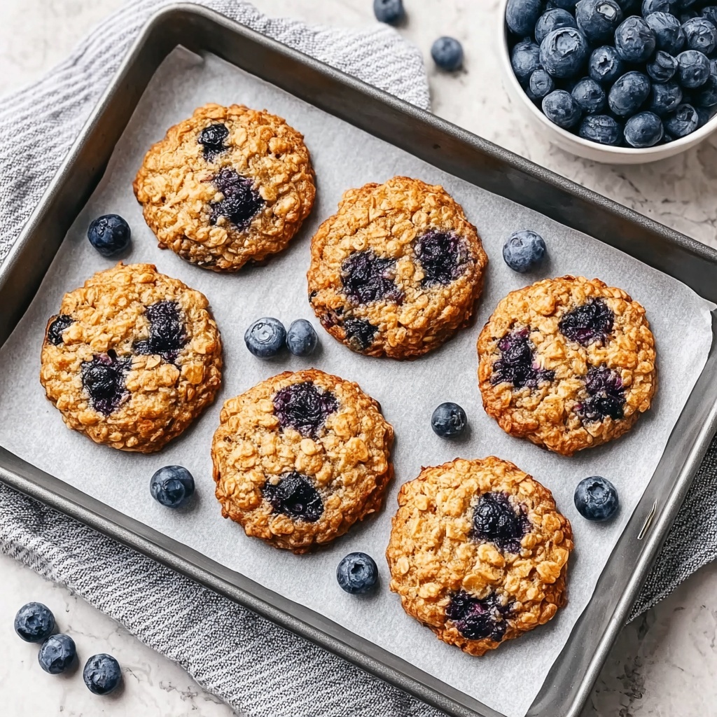 Chewy Blueberry Oatmeal Cookies Recipe - Recipe Image
