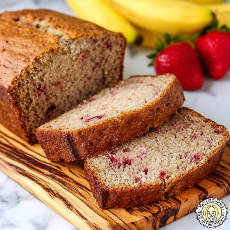 Strawberry Banana Bread Recipe