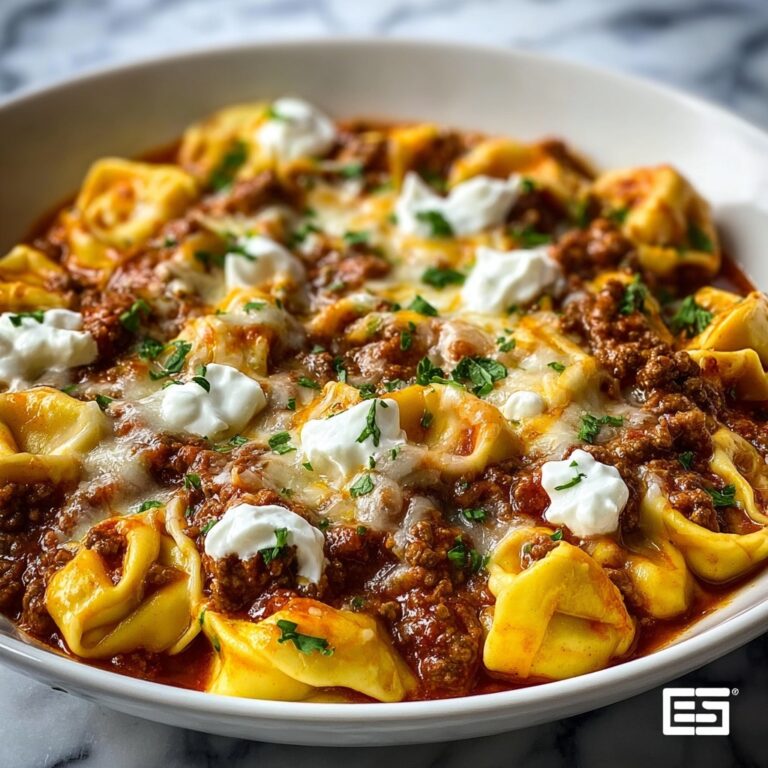 Cheesy Beef Enchilada Tortellini Recipe