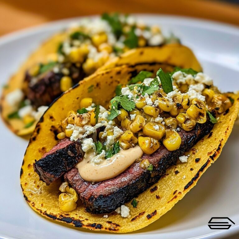 Grilled Elote Steak Tacos Recipe