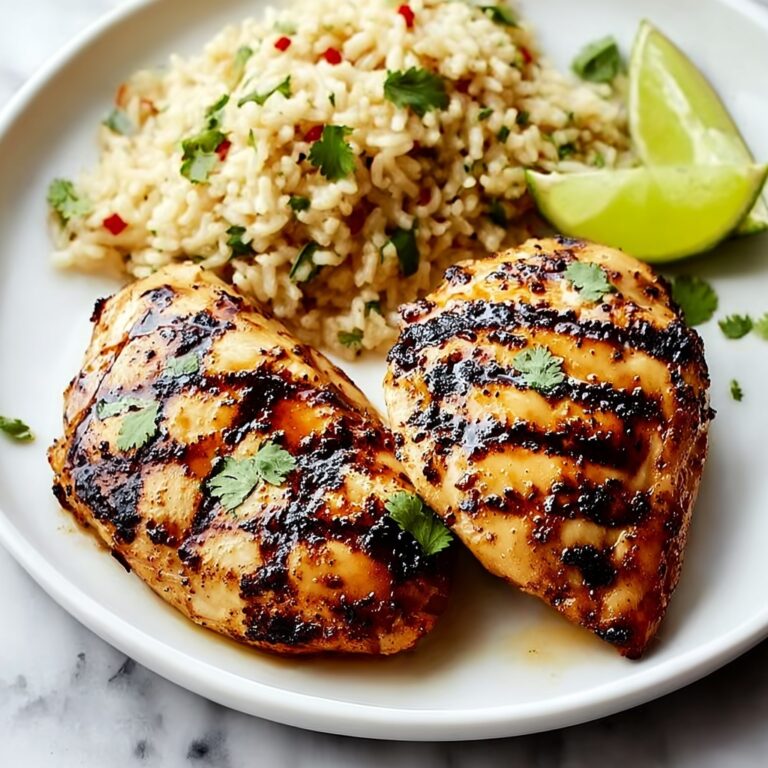 Sweet Chili Coconut-Lime Grilled Chicken with Cauliflower Rice Recipe