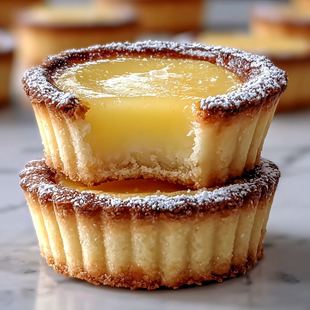 Mouthwatering Lemon Bar Cookie Cups Recipe - Recipe Image