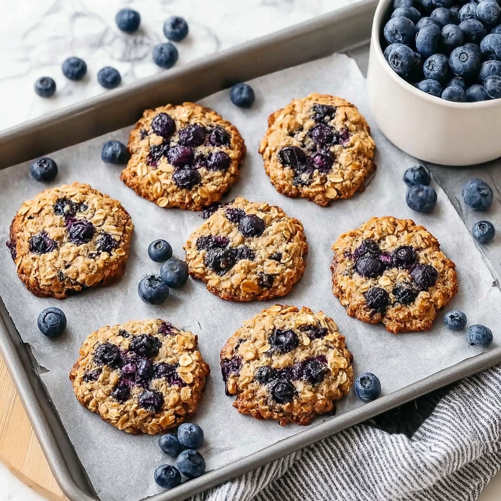 Chewy Blueberry Oatmeal Cookies Recipe - Recipe Image
