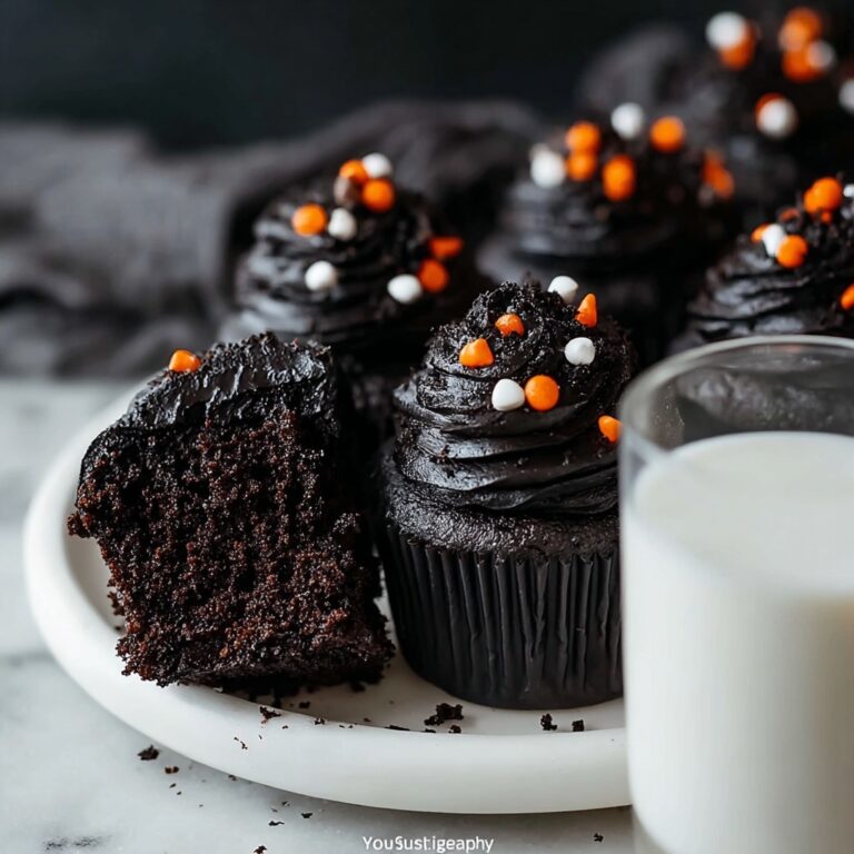 Spooky Black Velvet Halloween Cake Recipe