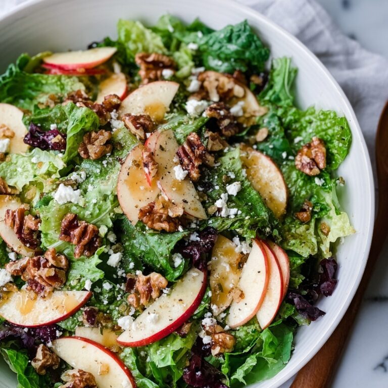 Roasted Apple Salad with Caramelized Shallot Vinaigrette Recipe