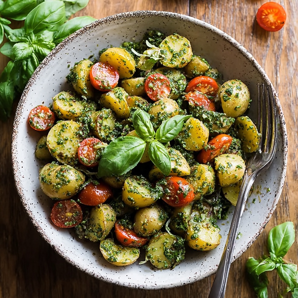 Pesto Potato Salad Recipe - Recipe Image