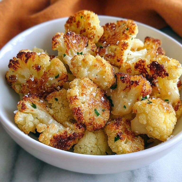 Crispy Parmesan Cauliflower Bites Recipe