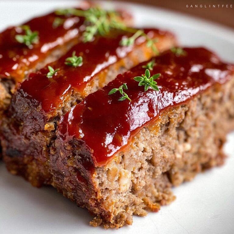 Sweet and Savory Meatloaf with Ketchup-Brown Sugar Glaze Recipe