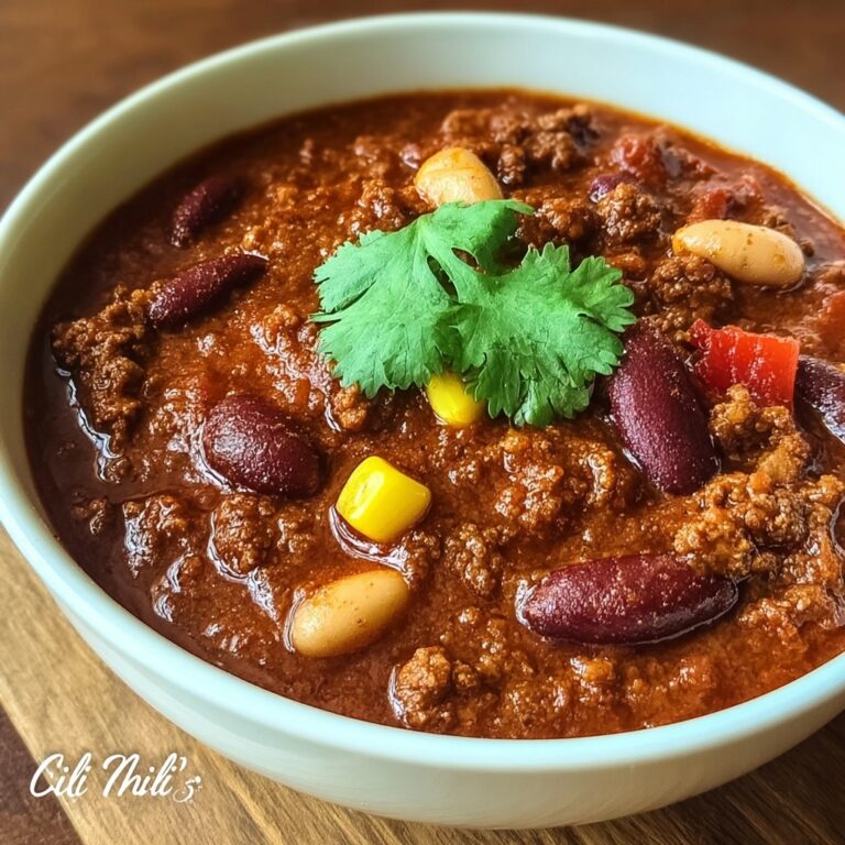 Reese’s Peanut Butter Cup Chili Recipe