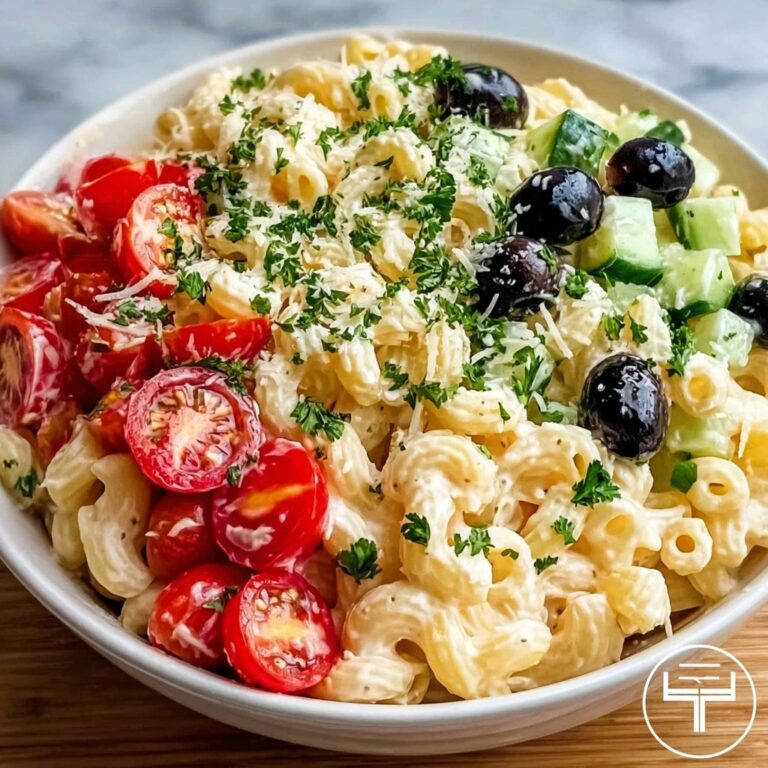 Classic Creamy Italian Macaroni Salad Recipe