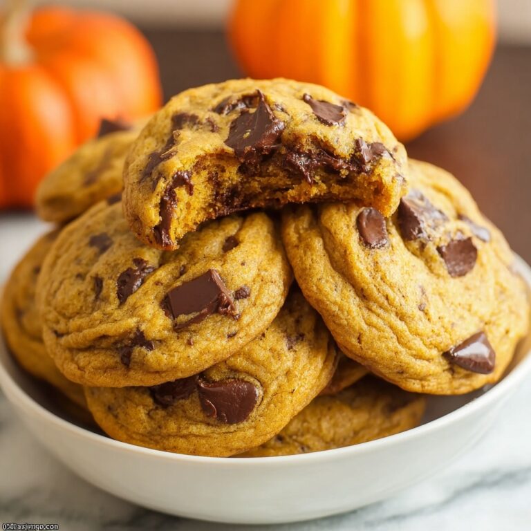 Pumpkin Chocolate Chip Cookies Recipe