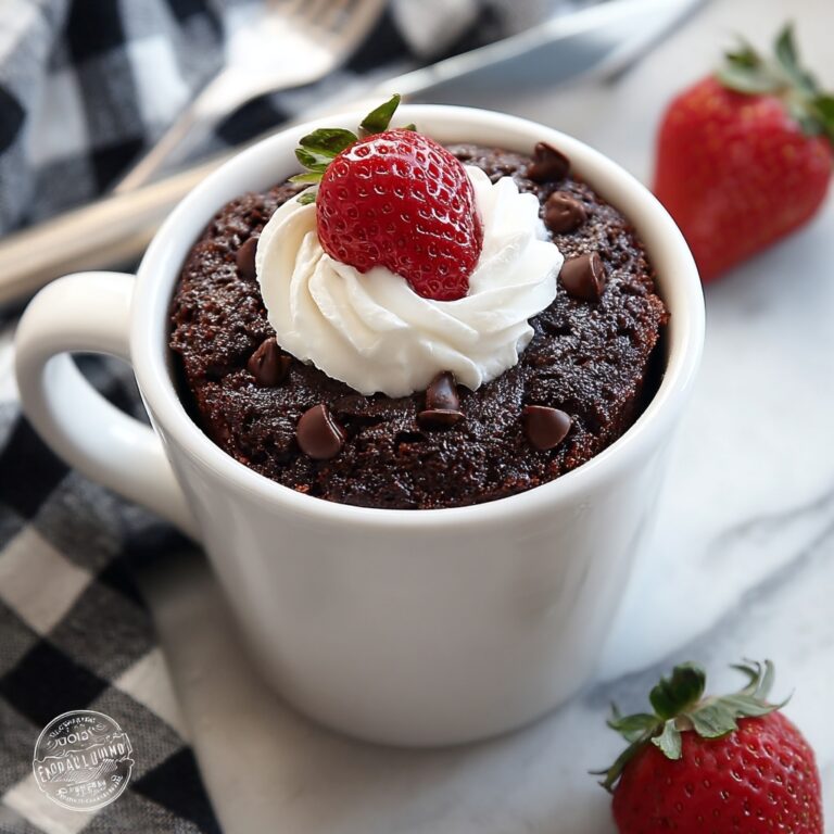 Chocolate Microwave Mug Cake Recipe