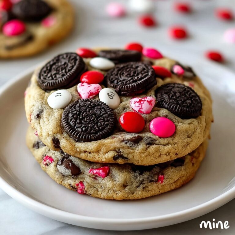 Valentine’s Day Oreo M&M Cookies Recipe