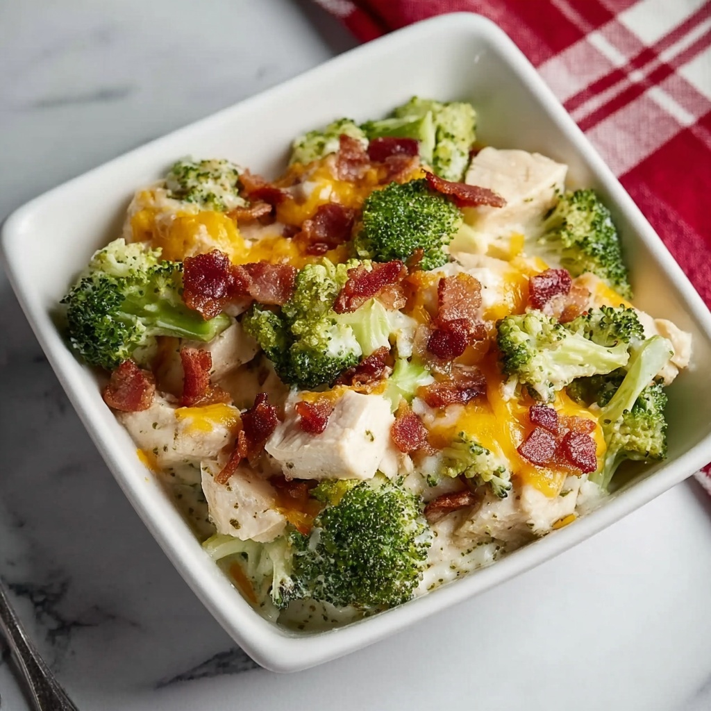Keto Chicken Bacon Ranch Casserole Recipe - Recipe Image